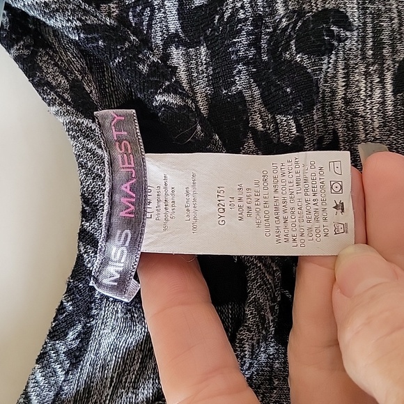 🌺3 for $10 Miss Majesty Floral Print Hi-Low Hem Top - Picture 4 of 5